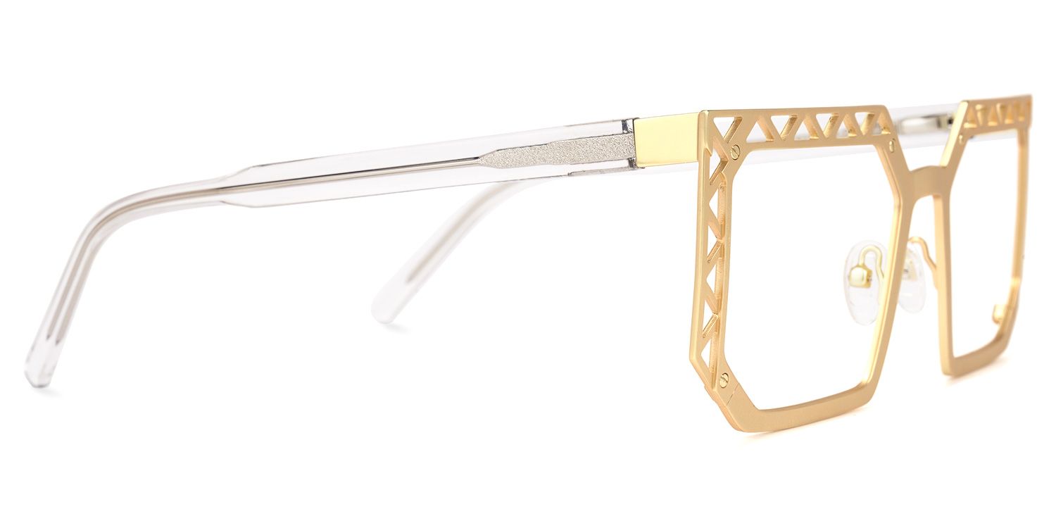 Adorno Square Gold Glasses | ZEELOOL Canada2