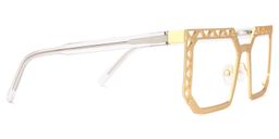 Adorno Square Gold Glasses2
