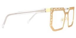 Adorno Square Gold Glasses2