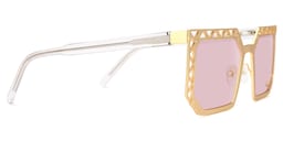 Adorno Square Gold Sunglasses2