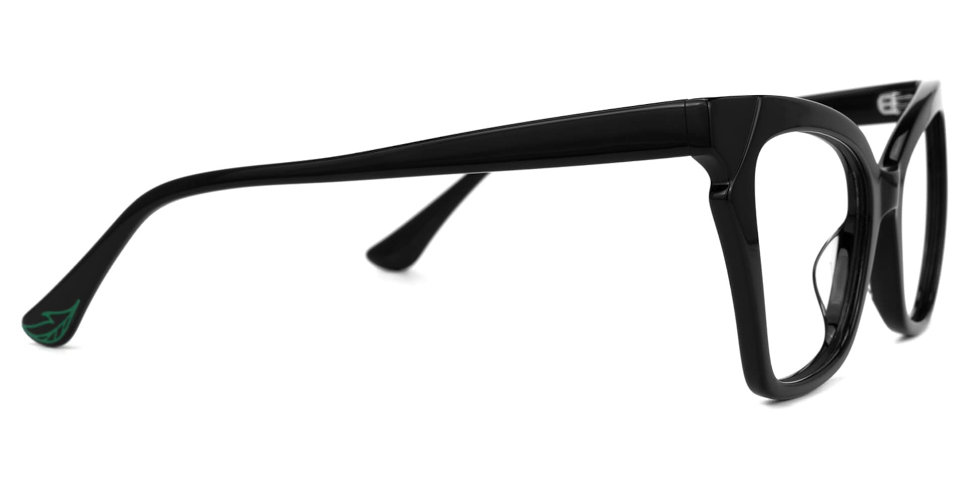 Diaz Cateye Black Glasses | Zeelool Glasses2
