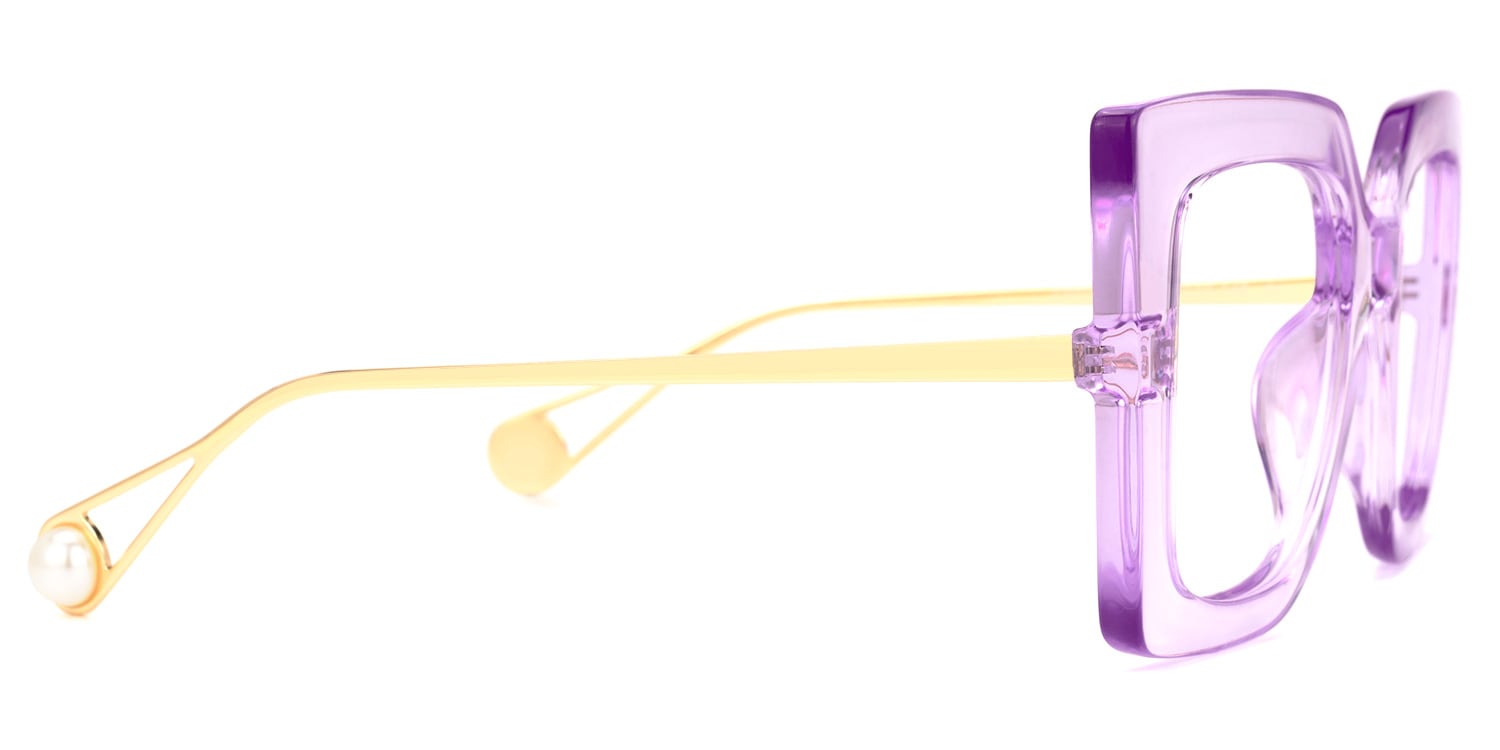 Qatar Square Light-Purple Glasses2