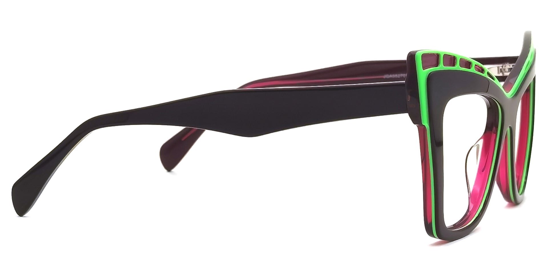 Abdoul Cateye Dark-Red Glasses | Zeelool Glasses2