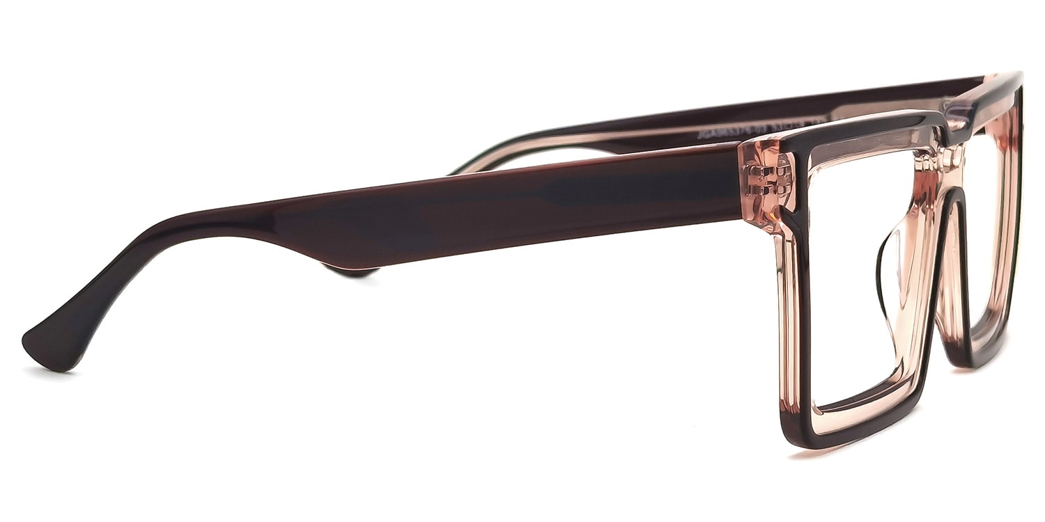 Milian Square Brown Glasses2