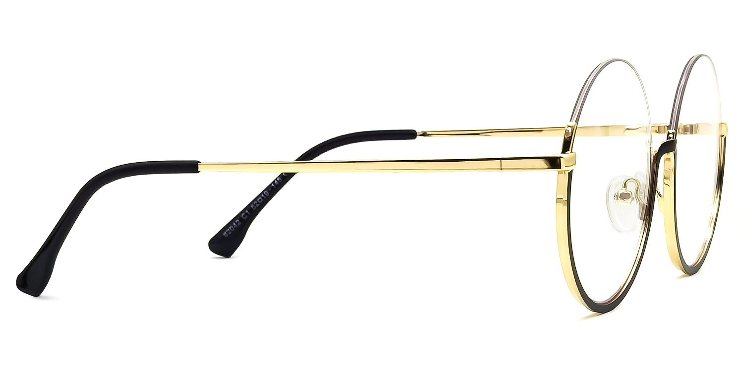 Loaded Round Black Glasses | Zeelool Glasses2