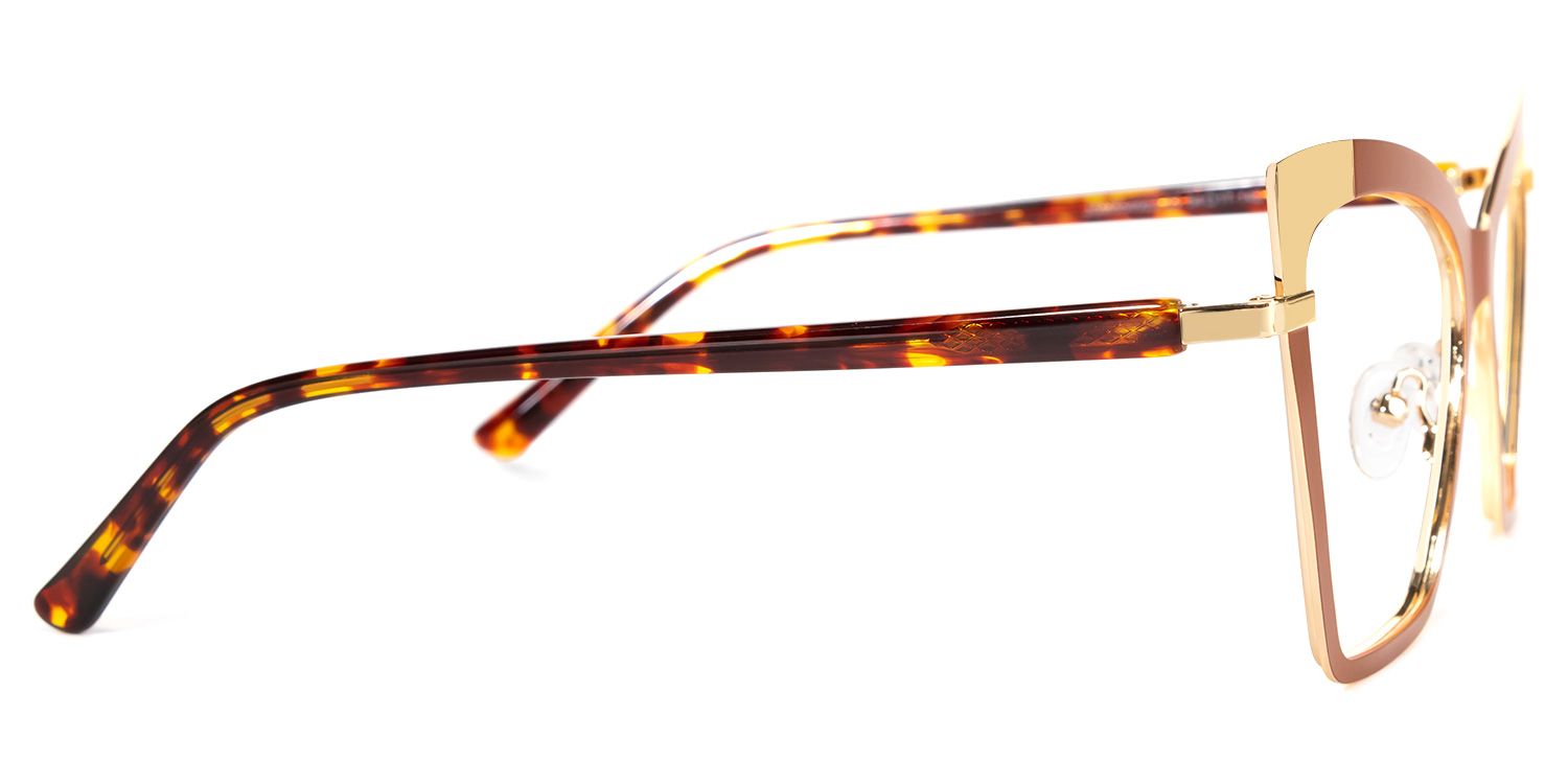 Poulson Cateye Brown Glasses | Zeelool Glasses
