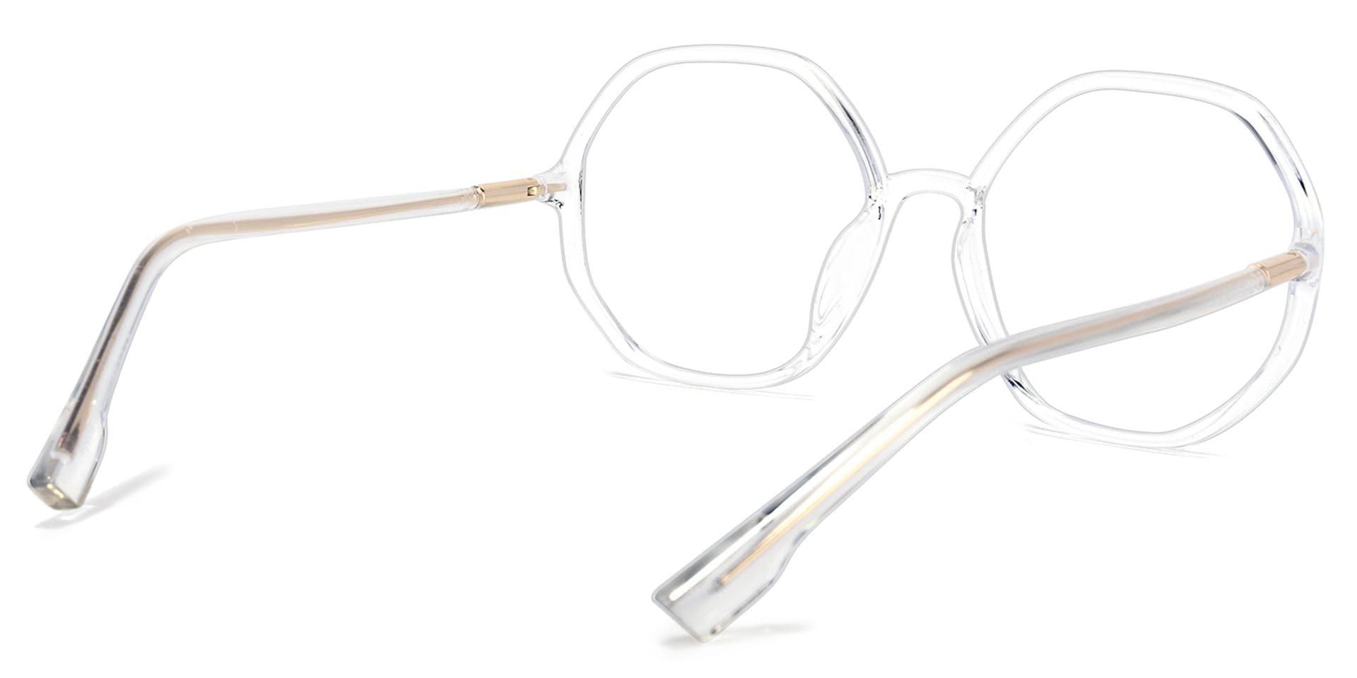 Noelle Geometric Crystal Glasses | Zeelool Glasses4