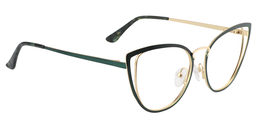 Eras Cateye Green Glasses3