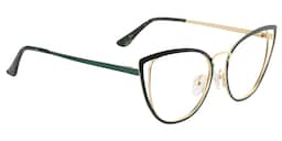 Eras Cateye Green Glasses3