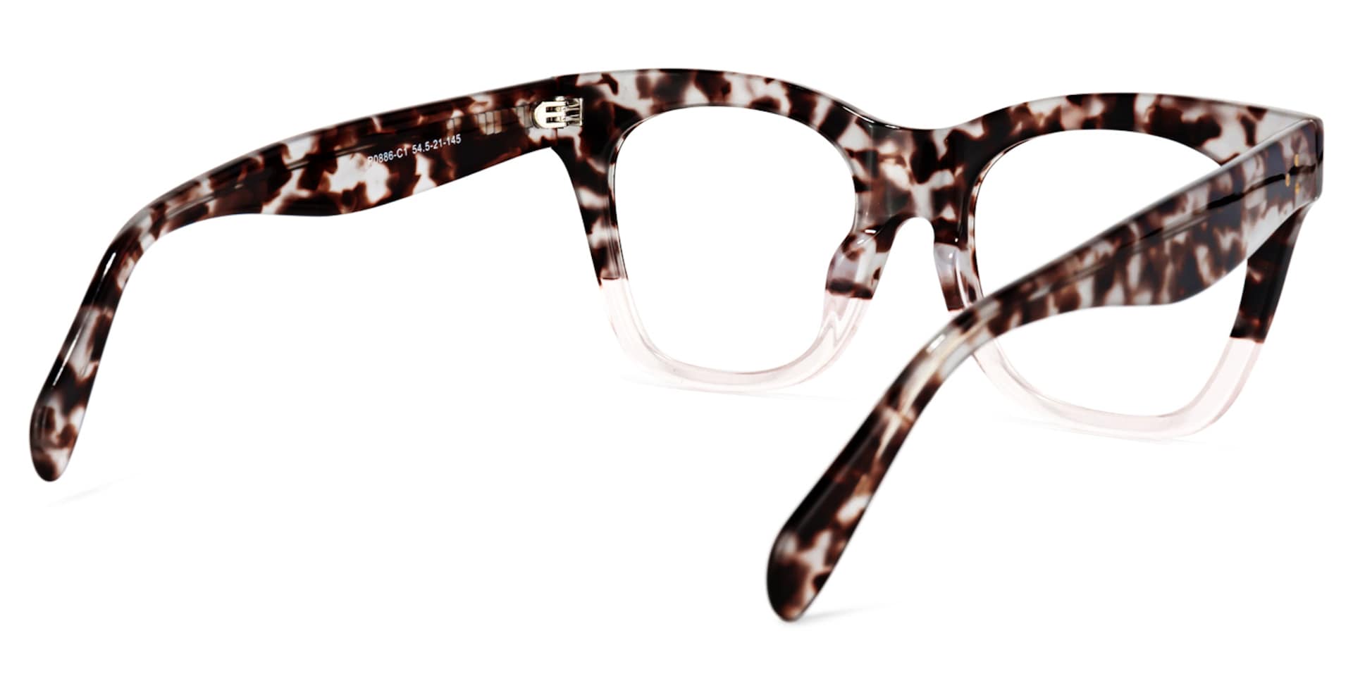 Rectangle Tandy Light Tortoise Frame Glasses | Zeelool4