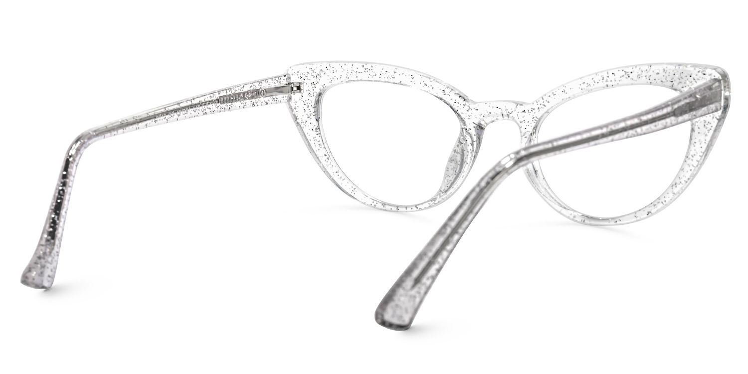 Evans Cateye Clear Glasses | Zeelool Glasses4