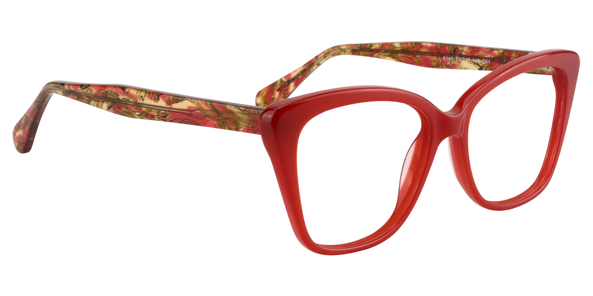 Square Red Glasses | Zeelool Glasses2