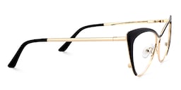 Ellen Cateye Black Glasses4