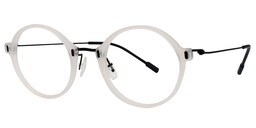 Olga Round White Glasses3