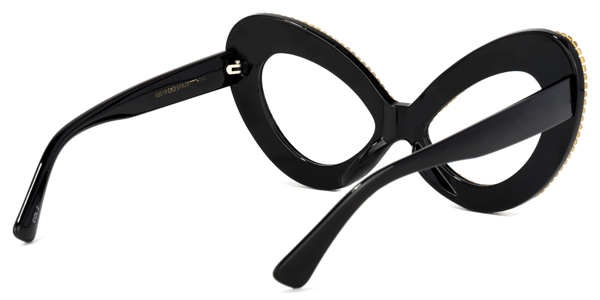 Poppy Cateye Colorful Glasses | Zeelool Glasses4