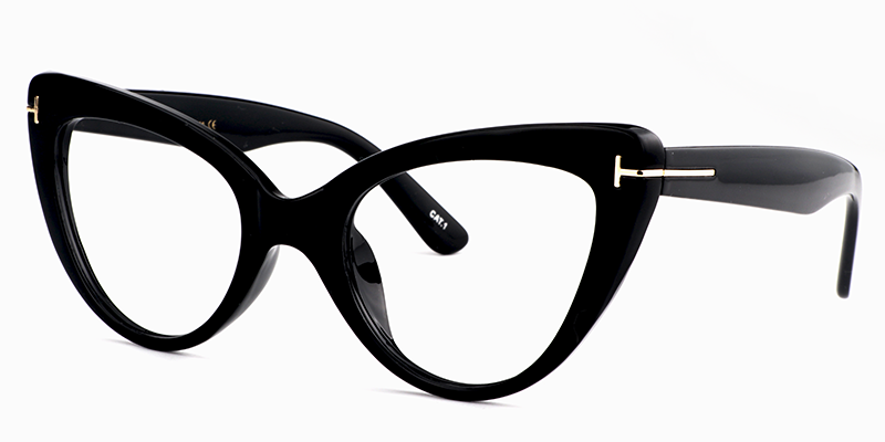 Cat Eye Black Glasses | Zeelool Eyeglass Frames2