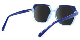 Norah Geometric Light-Blue Sunglasses3