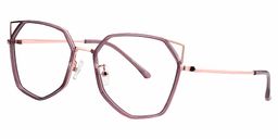 Aviva Geometric Light Purple Glasses2