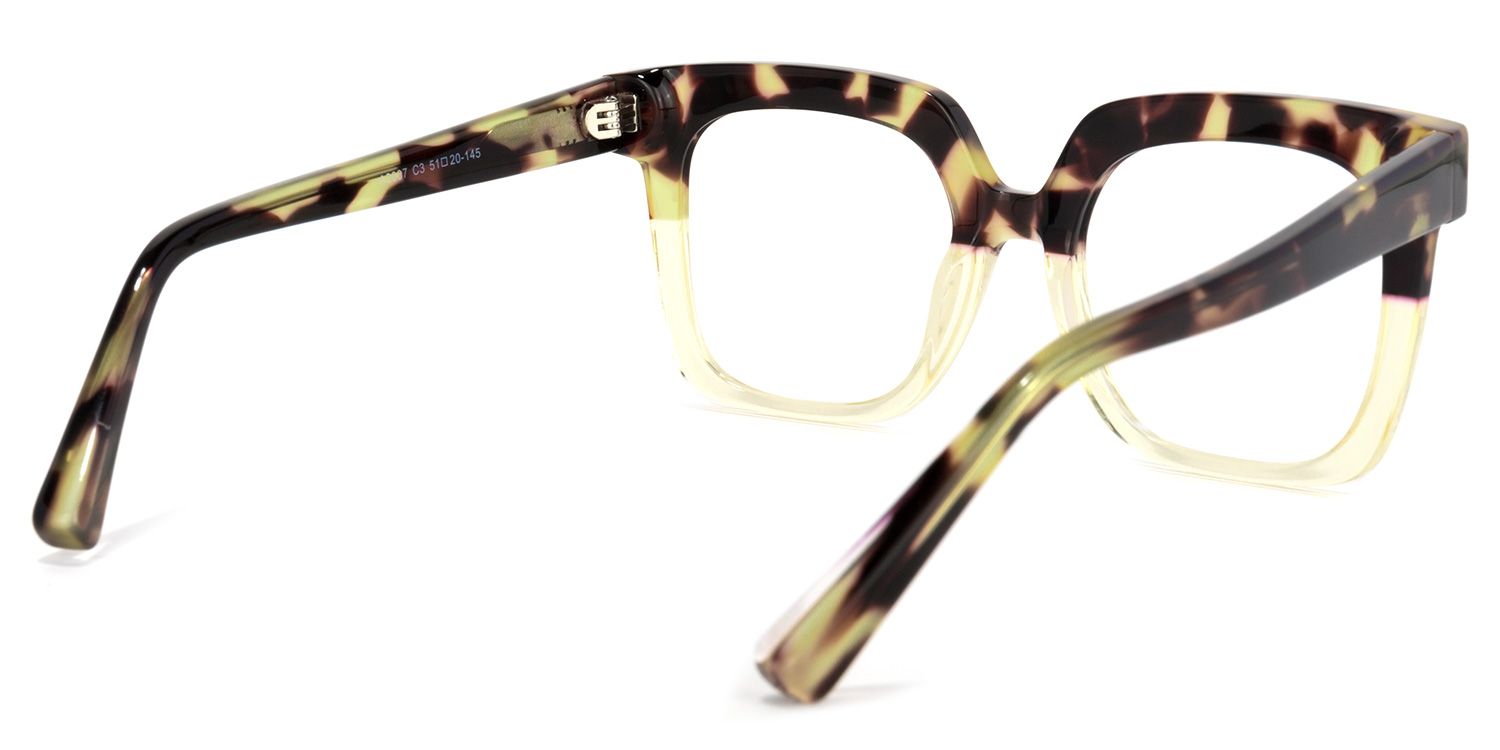 Dexter Square Tortoise Glasses | Zeelool Glasses4