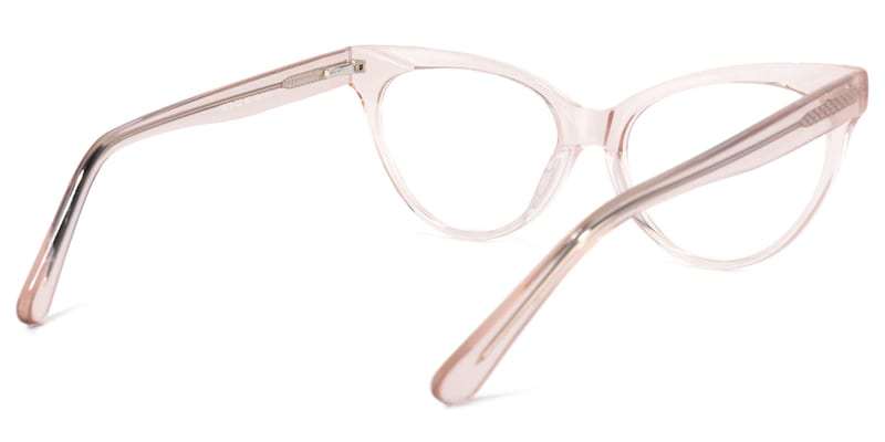 Cat Eye Champagne Glasses | Zeelool Glasses4