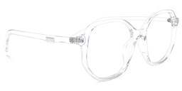 Rylee Geometric Clear Glasses2