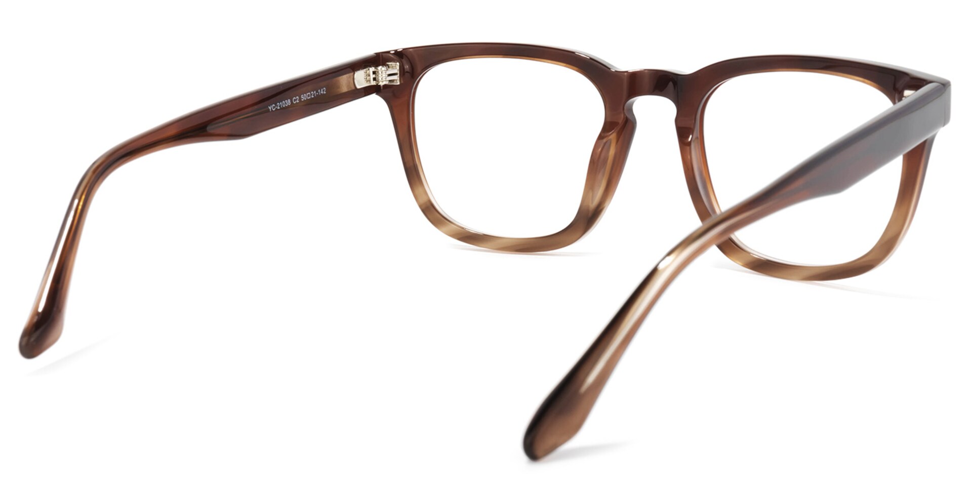 Reese Square Brown Glasses | Zeelool Glasses4