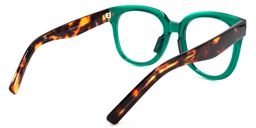 Harrell Square Dark-Green Glasses4