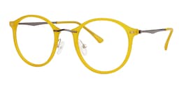 Ivy Round Yellow Glasses4
