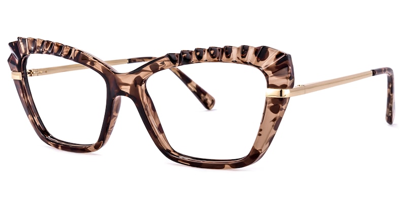 Sophie Cateye Floral Glasses | Zeelool Glasses1