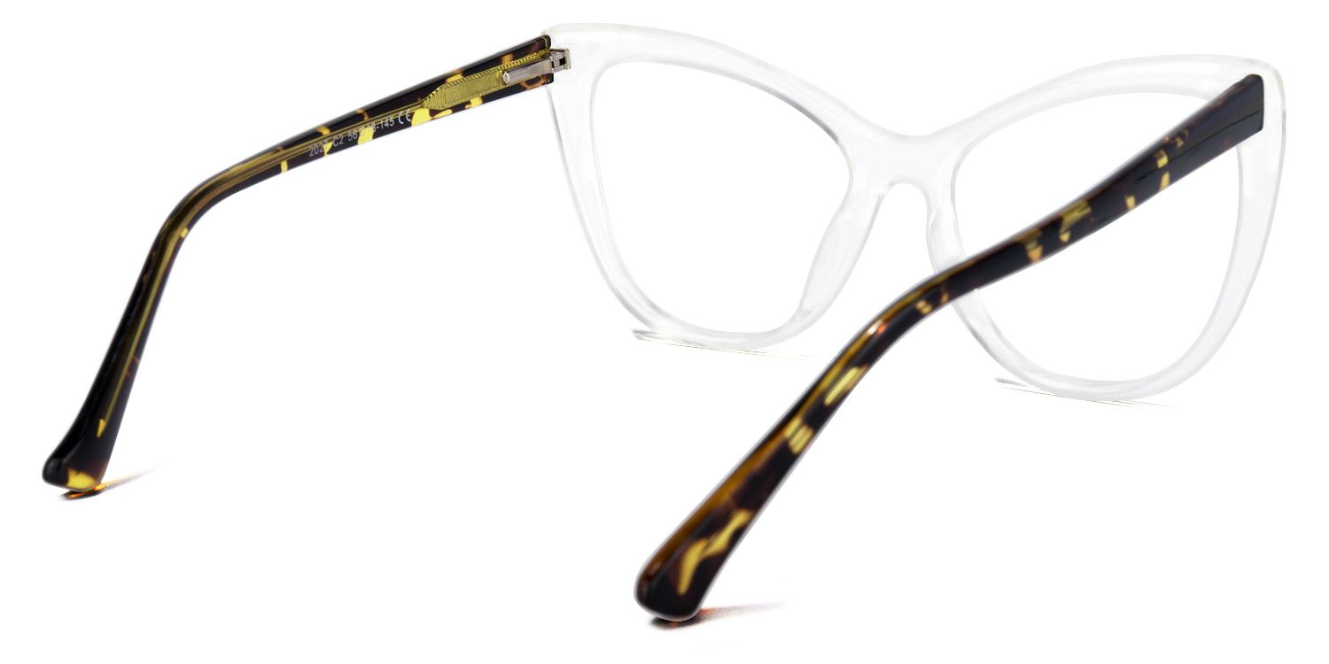 Shelby Cateye Clear Glasses | Zeelool Glasses4