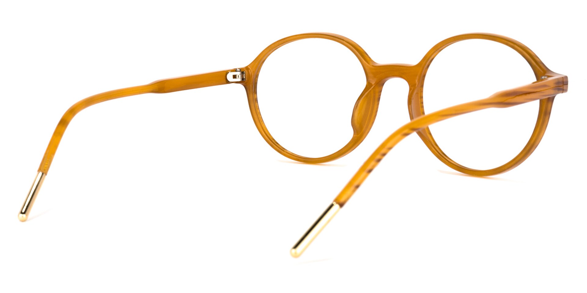 Tomas Round Brown Glasses | Zeelool Glasses4