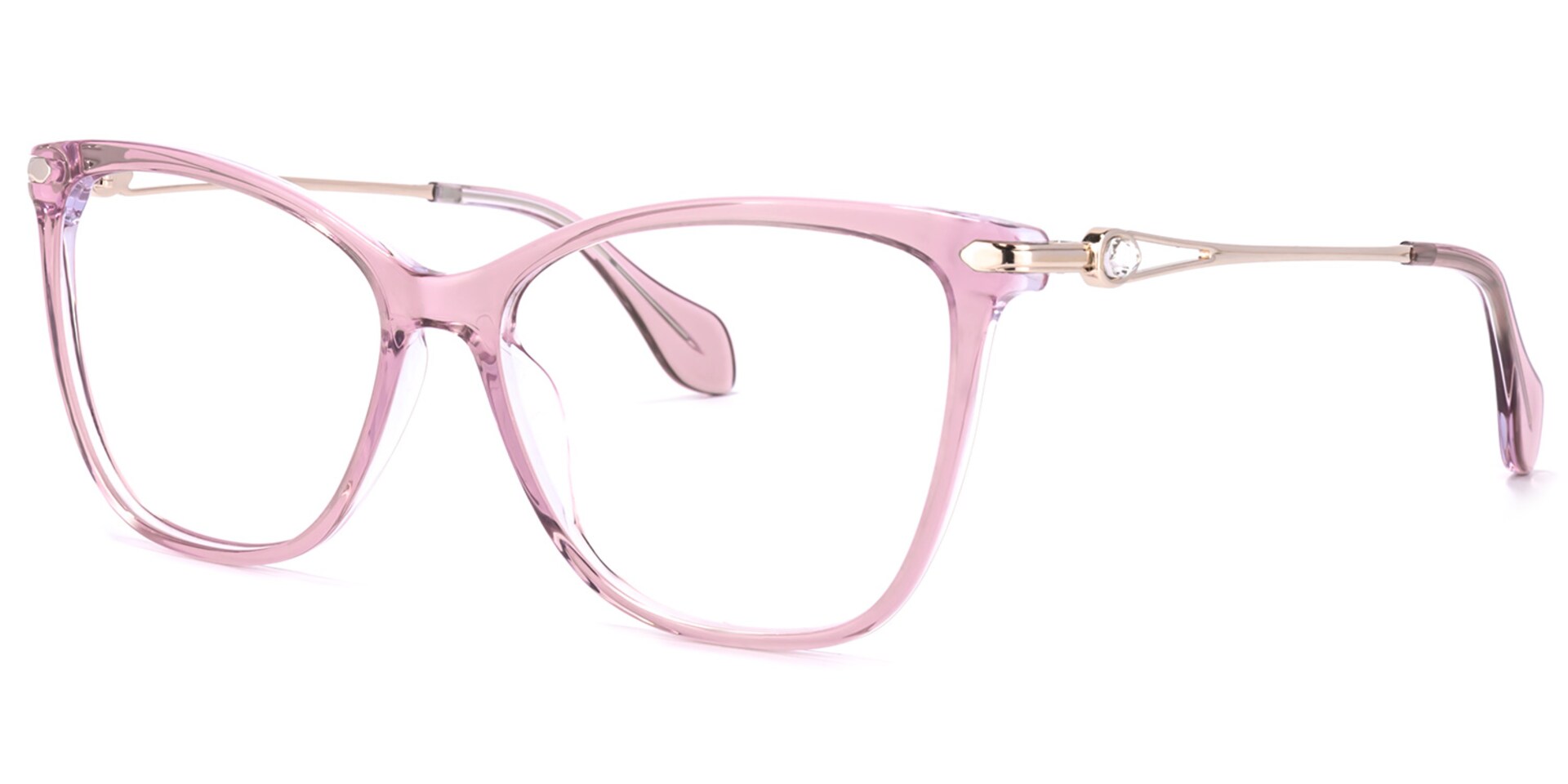 Westley Butterfly Pink Glasses | Zeelool Glasses1