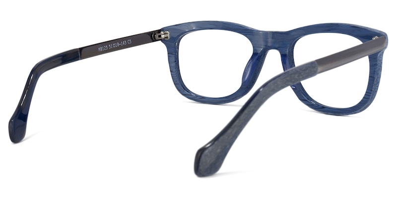 Wiley Square Dark-Gray Glasses | Zeelool Glasses4