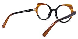 Gilbert Cateye Black Glasses4