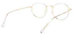 Yahya Round Gold-Crystal Glasses4