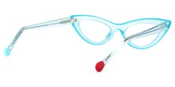 Yuki Cateye Light-Blue Glasses4