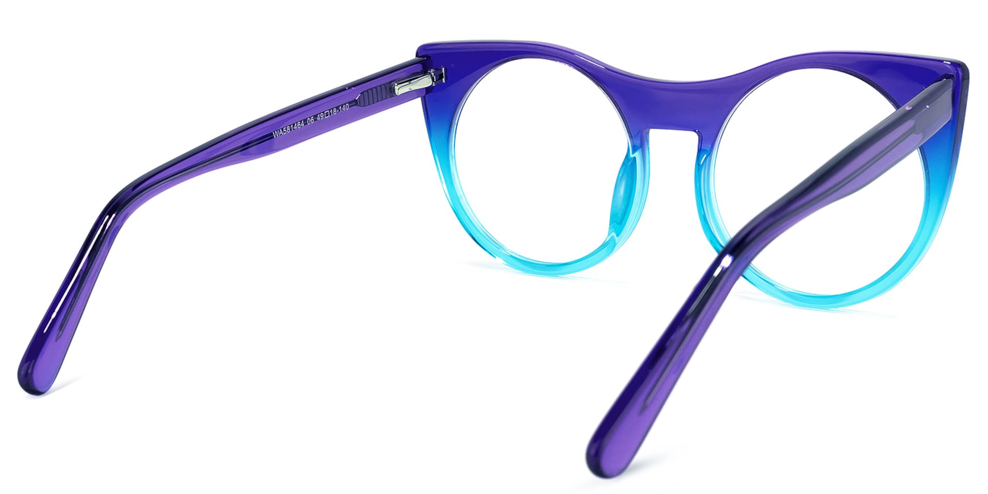 Zora Cateye Blue Glasses | Zeelool Glasses4