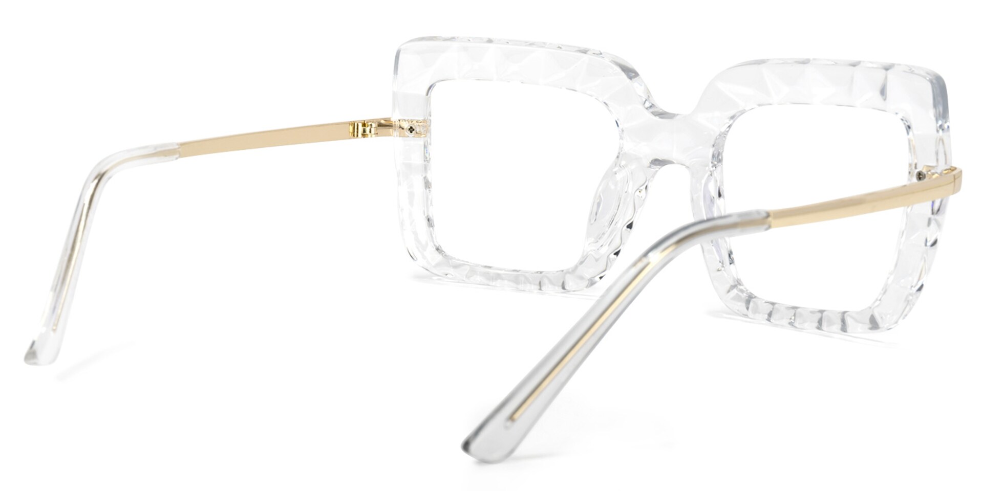 Amecia Square Crystal Glasses | Zeelool Glasses3