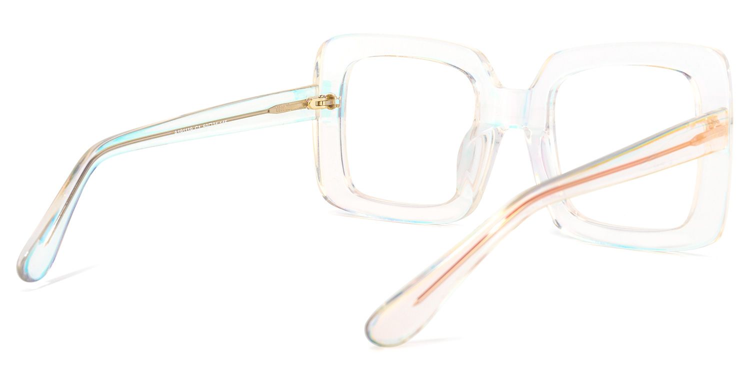 Willie Square Clear Glasses | Zeelool Glasses4