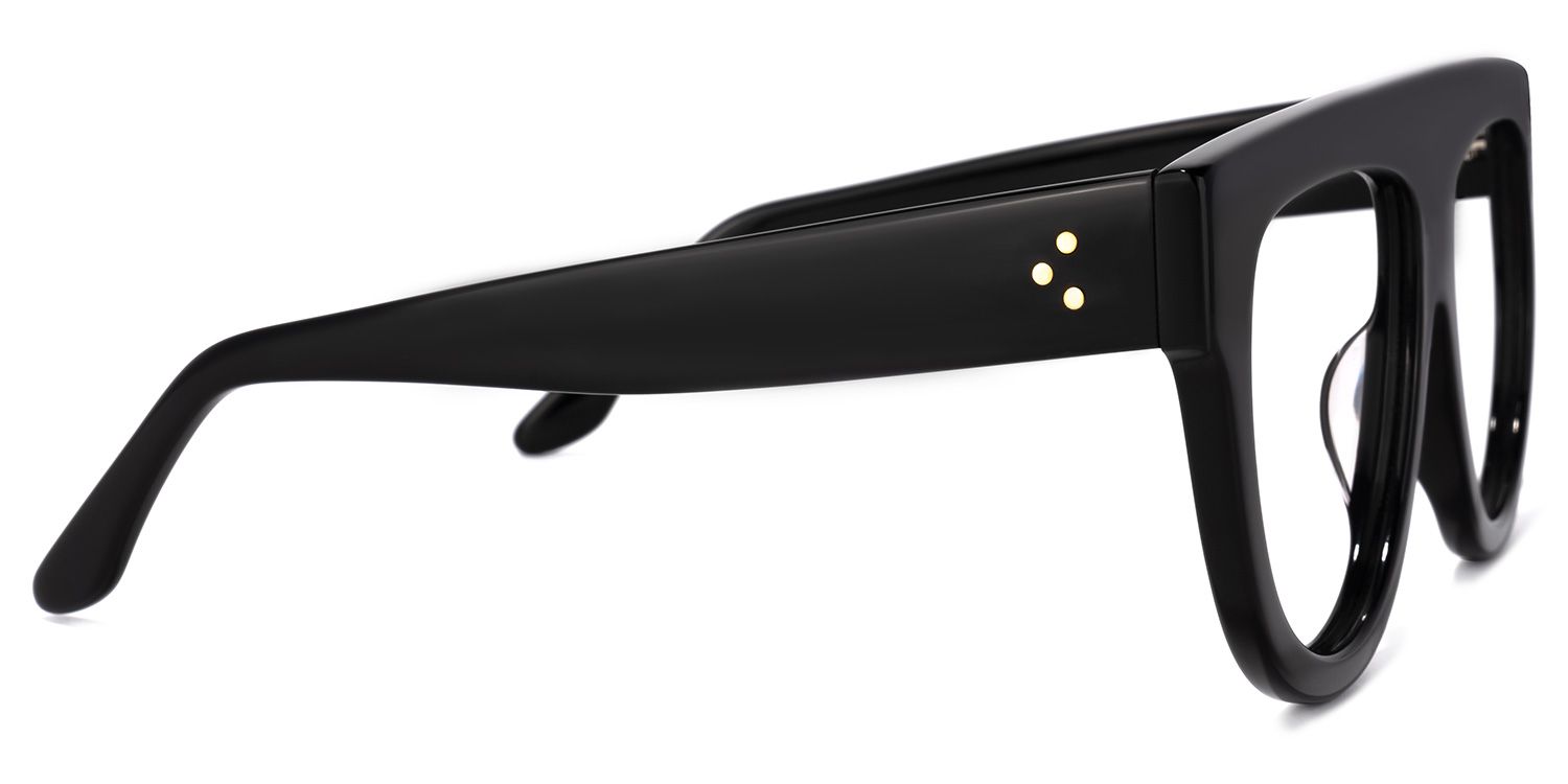 Jules Black Glasses | Zeelool Glasses3