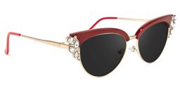 Hearn Cat Eye Red Sunglasses2