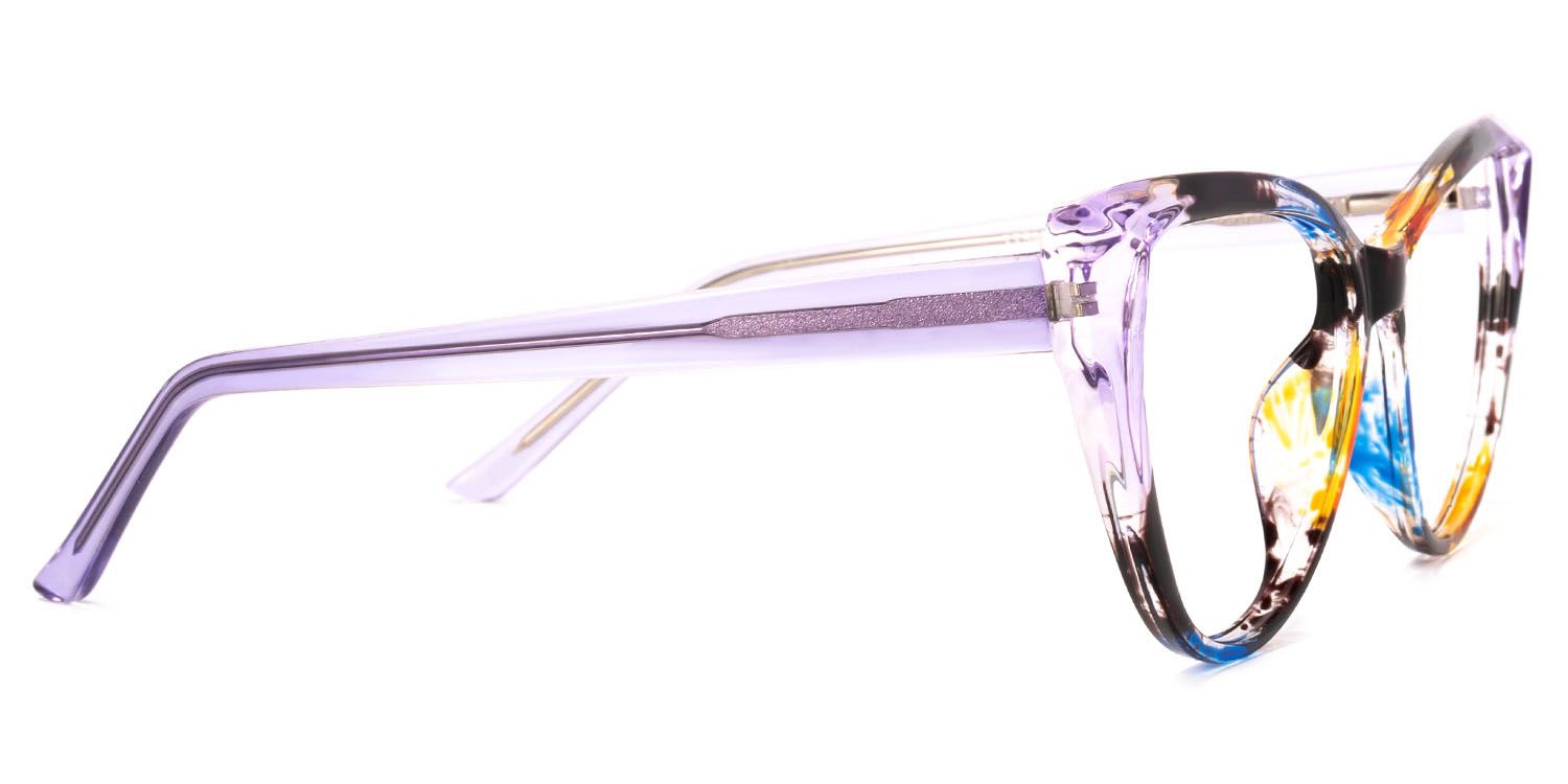 Tarun Cateye Floral Glasses | Zeelool Glasses3