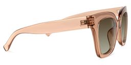 Malcolm Square Beige-Clear Sunglasses2
