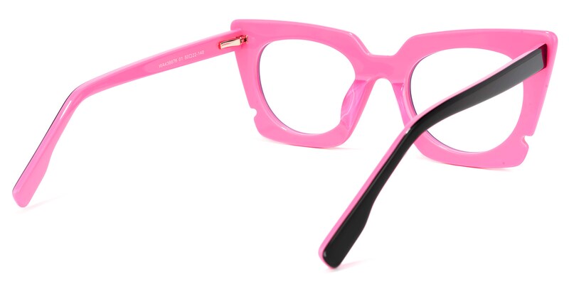 Wingate Cateye Pink Glasses | Zeelool Glasses4