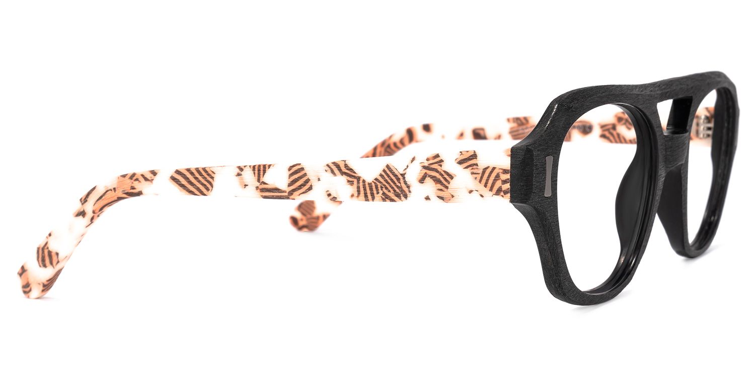 Cordero Round Black Glasses | Zeelool Glasses3