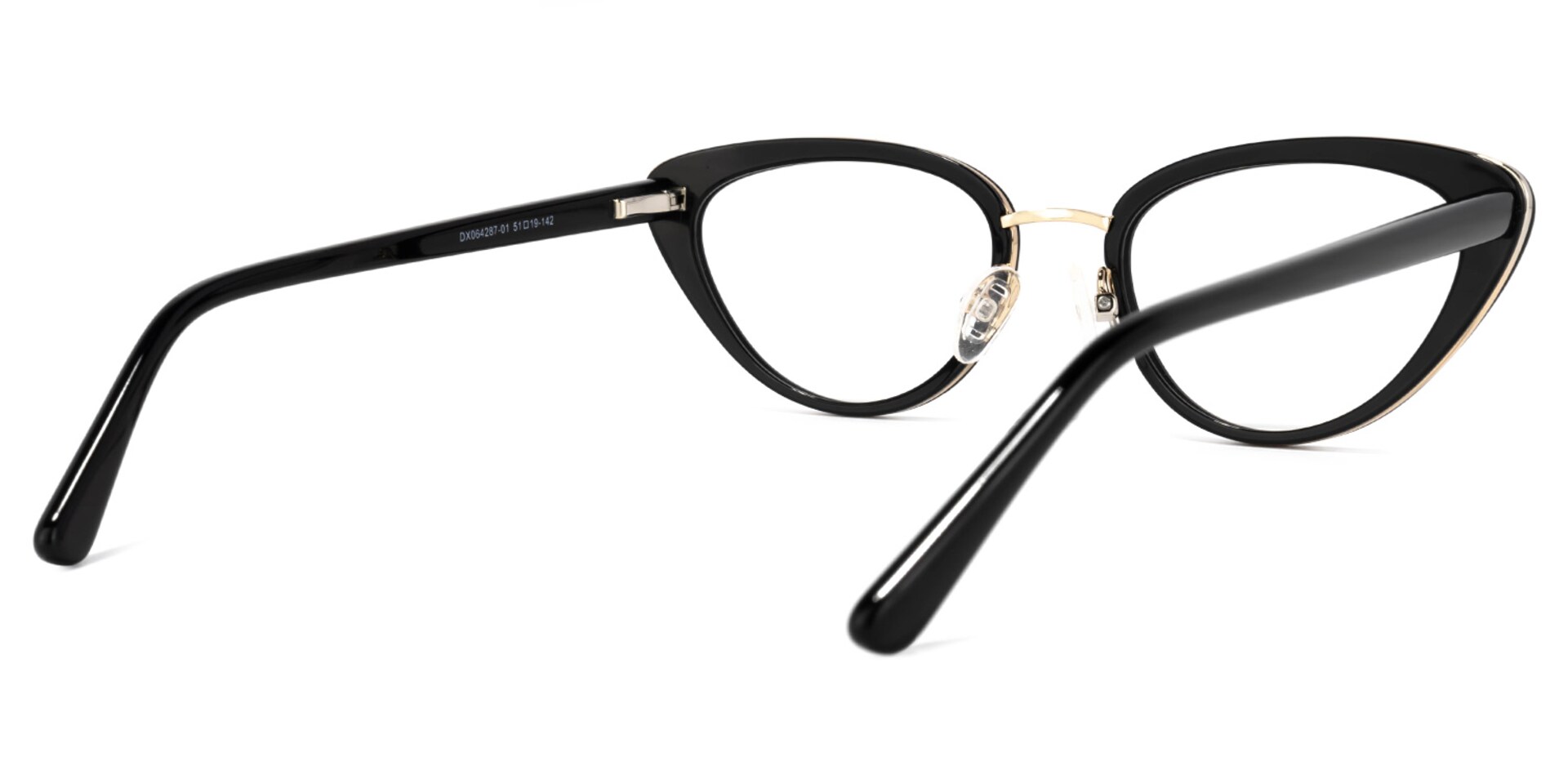 Cosme Cateye Black Glasses | Zeelool Glasses4