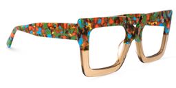 Brandon Beige Square Glasses2