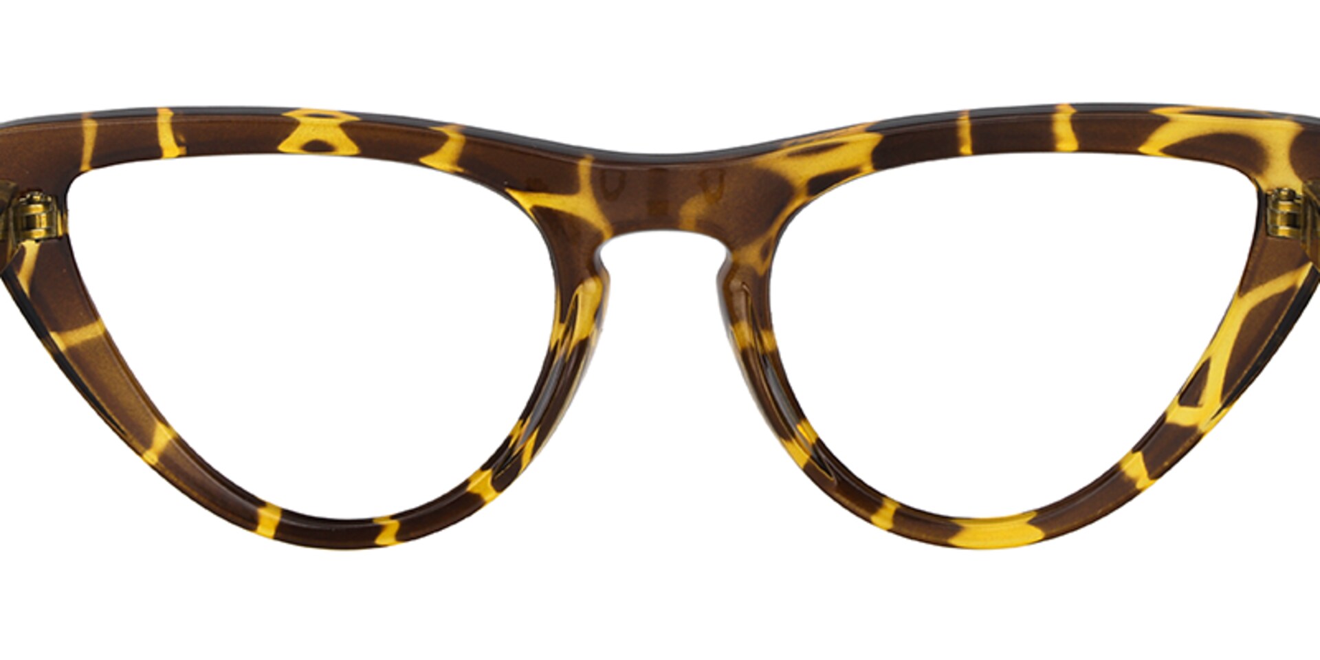 Jasmine Cat Eye Light Amber Glasses | Zeelool Glasses5