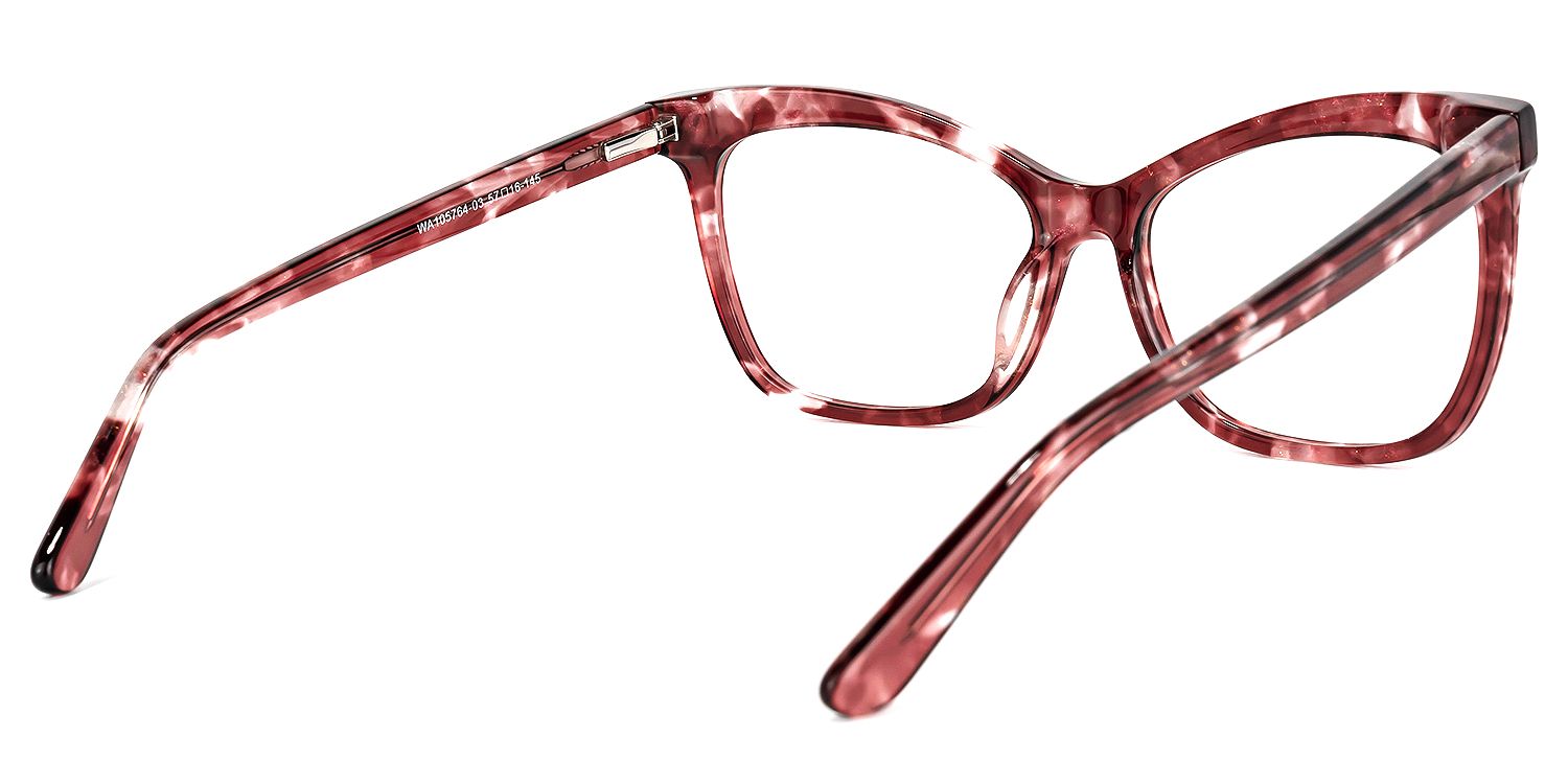 Richardson Cateye Light-Maroon Glasses | Zeelool Glasses4