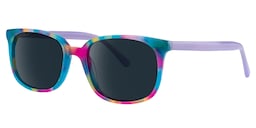 Angell Rectangle Blue Sunglasses1